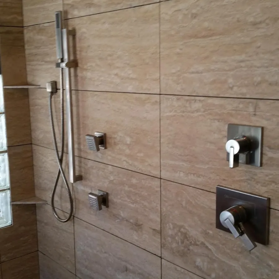 Shower fixture installation for Water Heater Replacement in Braddock